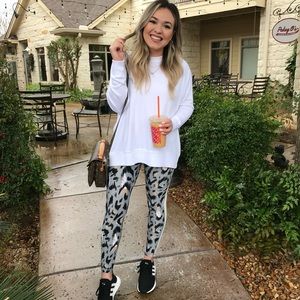 Aerie leopard leggings